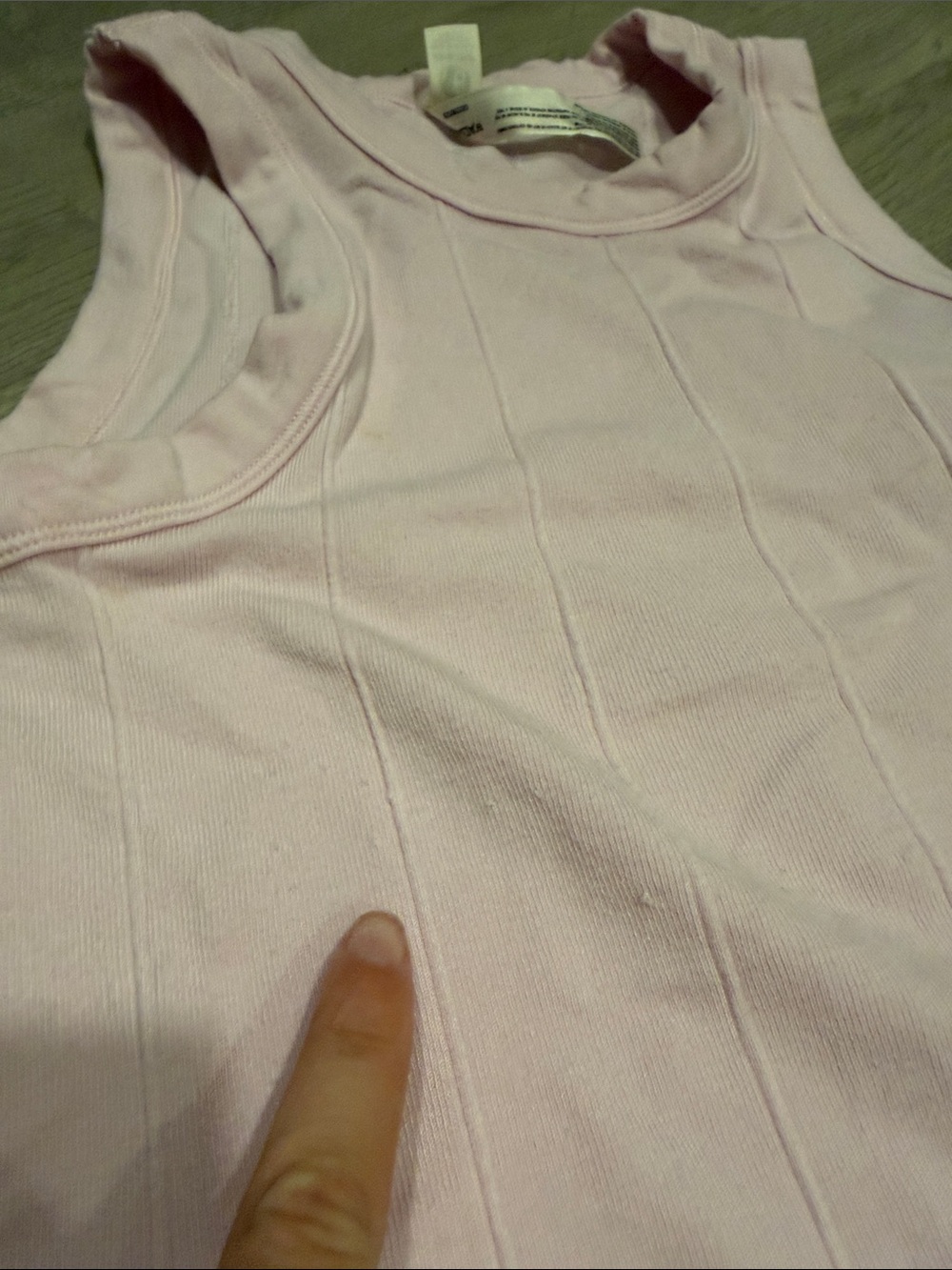 Intimately FP Pink Ribbed Tank Top XS/S - Picture 4 of 4